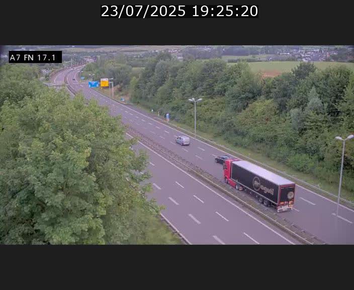 <h2>Caméra trafic Luxembourg - A7, Merscherbierg direction Mersch</h2>