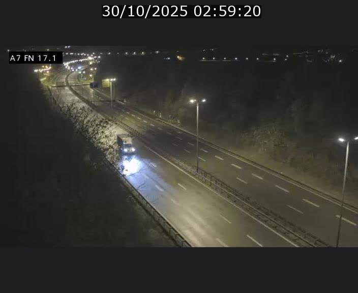 Caméra trafic Luxembourg - A7, Merscherbierg direction Mersch