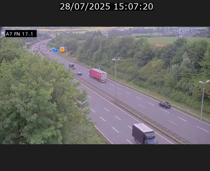 <h2>Caméra trafic Luxembourg - A7, Merscherbierg direction Mersch</h2>