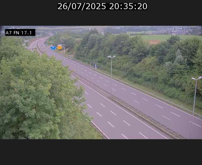 <h2>Caméra trafic Luxembourg - A7, Merscherbierg direction Mersch</h2>