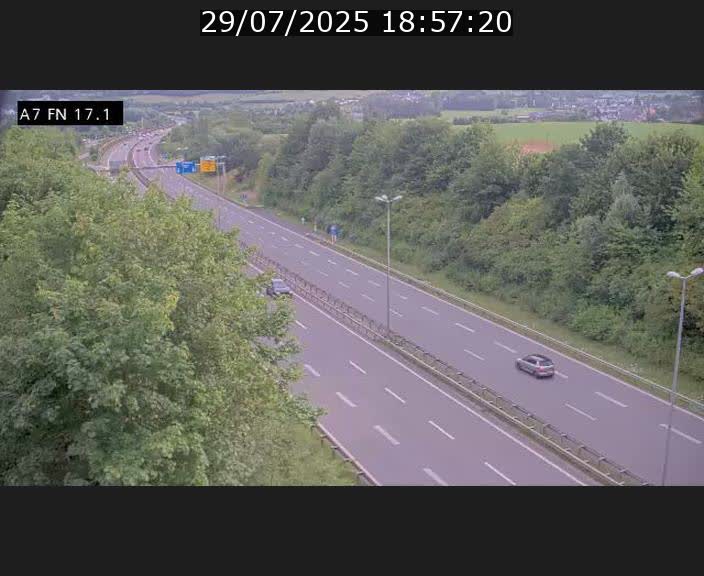 <h2>Caméra trafic Luxembourg - A7, Merscherbierg direction Mersch</h2>