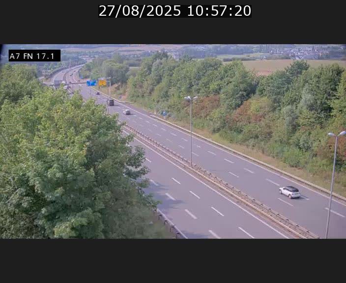 <h2>Caméra trafic Luxembourg - A7, Merscherbierg direction Mersch</h2>