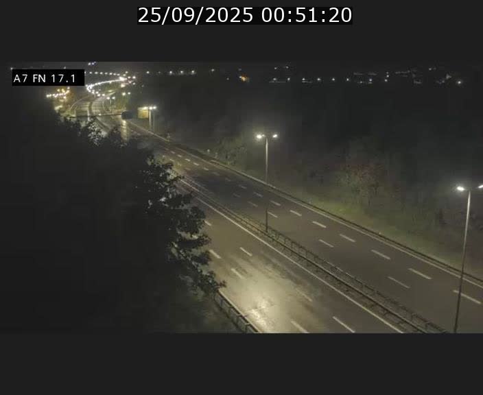 Caméra trafic Luxembourg - A7, Merscherbierg direction Mersch