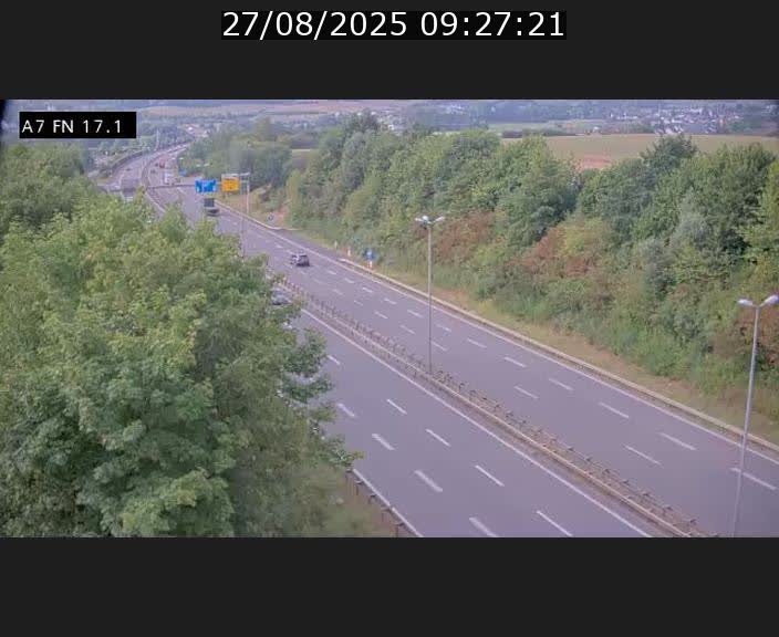 <h2>Caméra trafic Luxembourg - A7, Merscherbierg direction Mersch</h2>