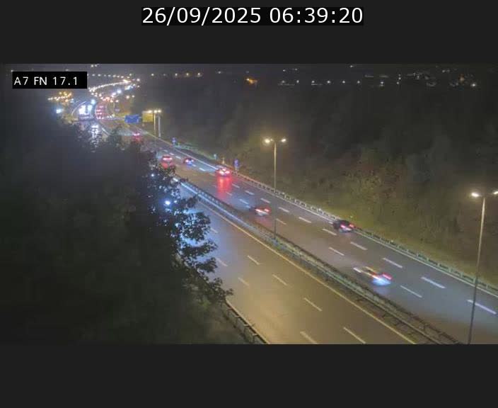 Caméra trafic Luxembourg - A7, Merscherbierg direction Mersch