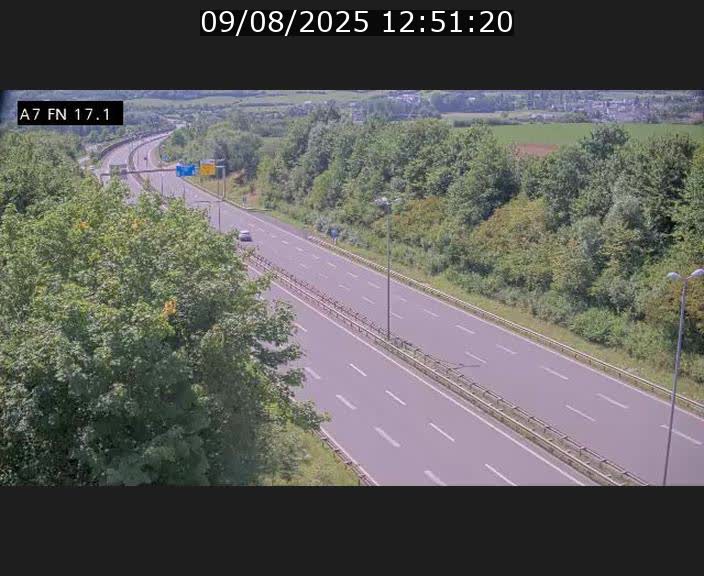 <h2>Caméra trafic Luxembourg - A7, Merscherbierg direction Mersch</h2>