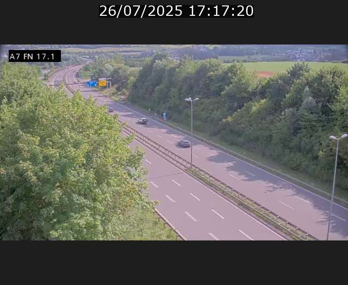 <h2>Caméra trafic Luxembourg - A7, Merscherbierg direction Mersch</h2>