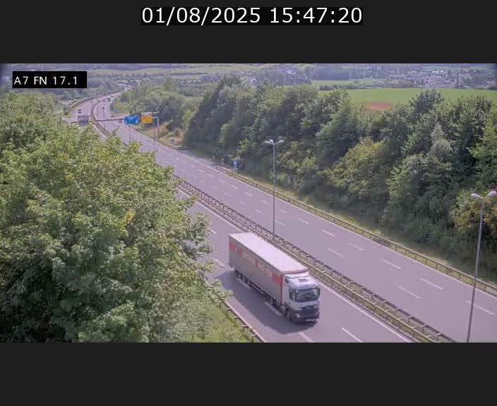 <h2>Caméra trafic Luxembourg - A7, Merscherbierg direction Mersch</h2>