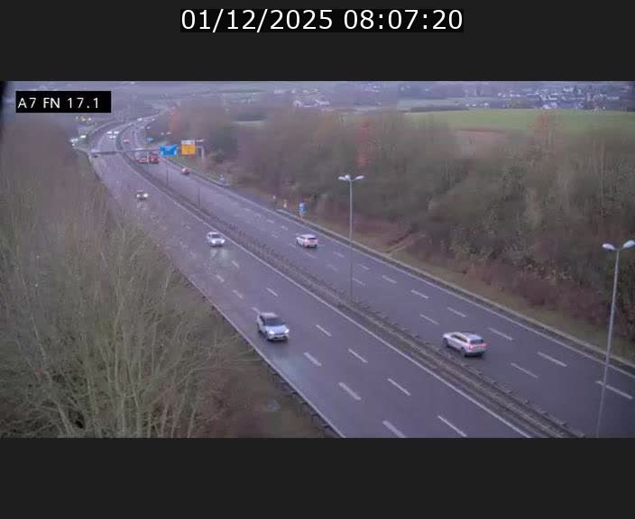 <h2>Caméra trafic Luxembourg - A7, Merscherbierg direction Mersch</h2>