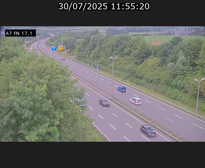 <h2>Caméra trafic Luxembourg - A7, Merscherbierg direction Mersch</h2>