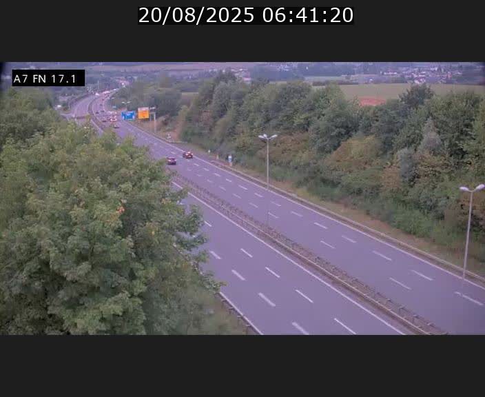 <h2>Caméra trafic Luxembourg - A7, Merscherbierg direction Mersch</h2>