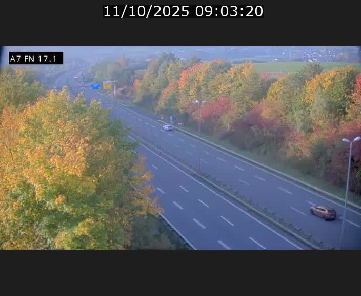 <h2>Caméra trafic Luxembourg - A7, Merscherbierg direction Mersch</h2>