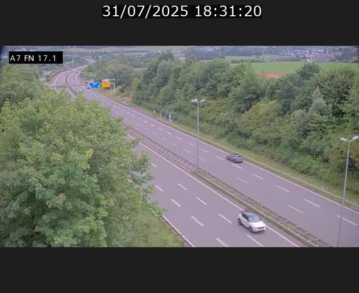 <h2>Caméra trafic Luxembourg - A7, Merscherbierg direction Mersch</h2>