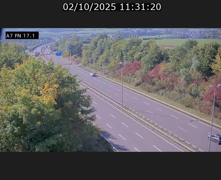<h2>Caméra trafic Luxembourg - A7, Merscherbierg direction Mersch</h2>