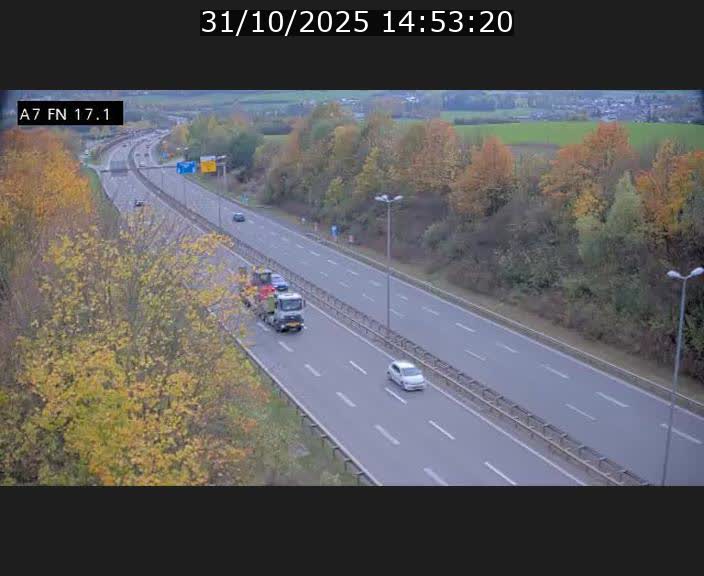 <h2>Caméra trafic Luxembourg - A7, Merscherbierg direction Mersch</h2>