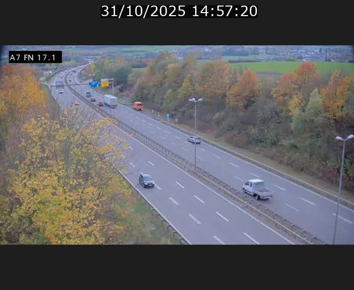 <h2>Caméra trafic Luxembourg - A7, Merscherbierg direction Mersch</h2>