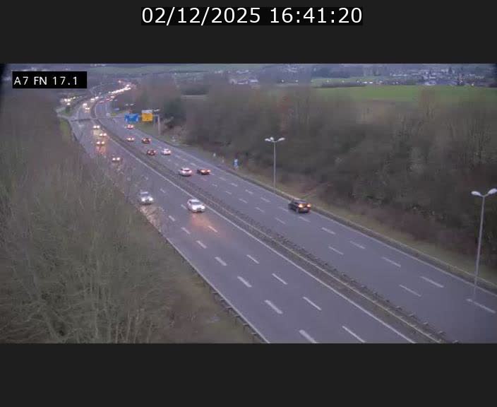 <h2>Caméra trafic Luxembourg - A7, Merscherbierg direction Mersch</h2>