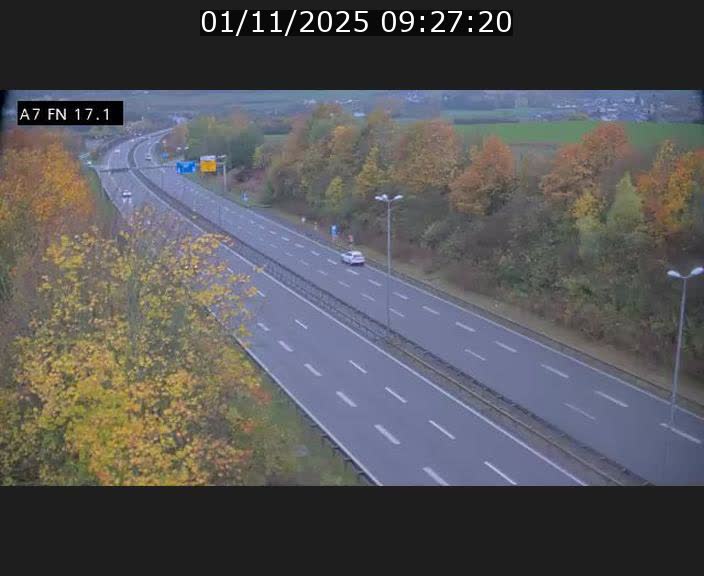 <h2>Caméra trafic Luxembourg - A7, Merscherbierg direction Mersch</h2>