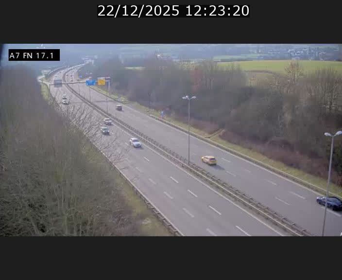 <h2>Caméra trafic Luxembourg - A7, Merscherbierg direction Mersch</h2>