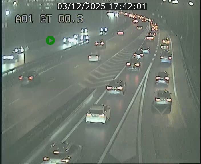 <h2>Traffic live webcam Luxembourg Croix de Gasperich - A1 direction Kirchberg - BK 0.3</h2>