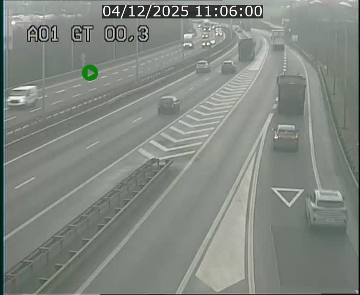 <h2>Traffic live webcam Luxembourg Croix de Gasperich - A1 direction Kirchberg - BK 0.3</h2>