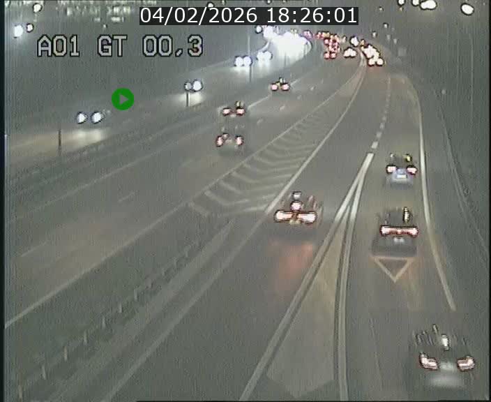 <h2>Traffic live webcam Luxembourg Croix de Gasperich - A1 direction Kirchberg - BK 0.3</h2>