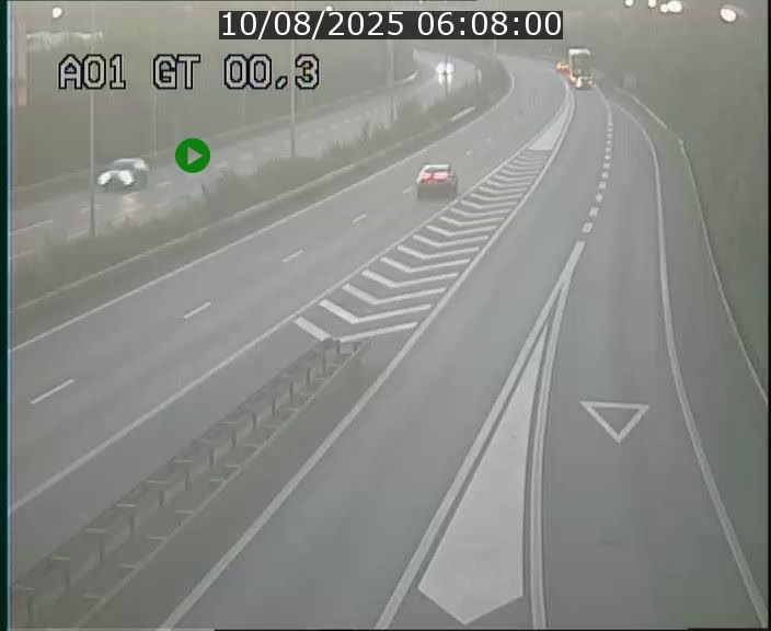 Traffic live webcam Luxembourg Croix de Gasperich - A1 direction Kirchberg - BK 0.3