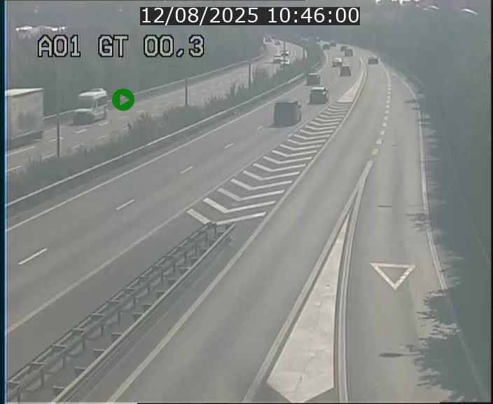 Traffic live webcam Luxembourg Croix de Gasperich - A1 direction Kirchberg - BK 0.3