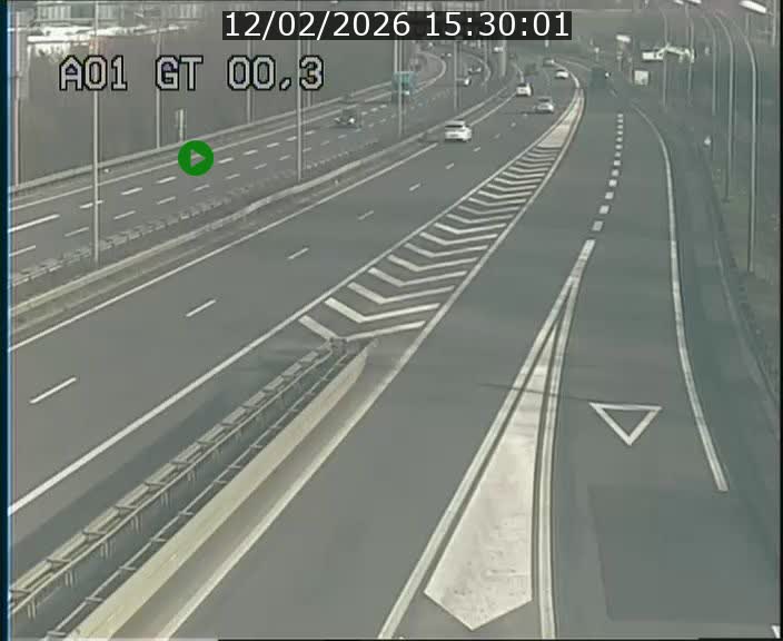 <h2>Traffic live webcam Luxembourg Croix de Gasperich - A1 direction Kirchberg - BK 0.3</h2>