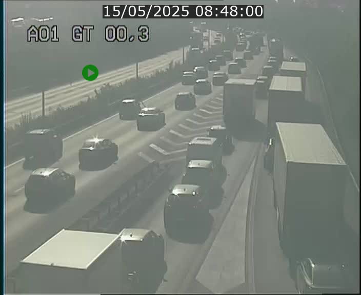 <h2>Traffic live webcam Luxembourg Croix de Gasperich - A1 direction Kirchberg - BK 0.3</h2>