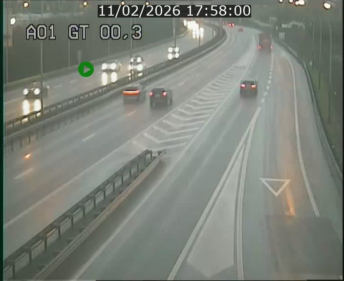 <h2>Traffic live webcam Luxembourg Croix de Gasperich - A1 direction Kirchberg - BK 0.3</h2>