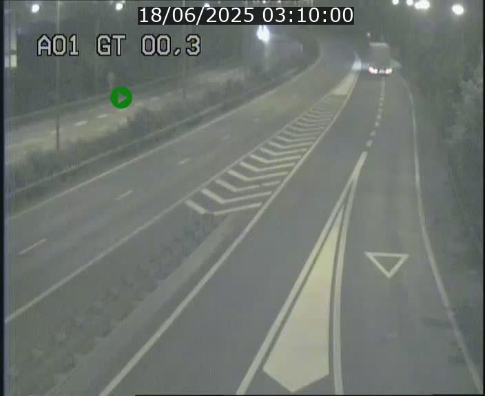 Traffic live webcam Luxembourg Croix de Gasperich - A1 direction Kirchberg - BK 0.3