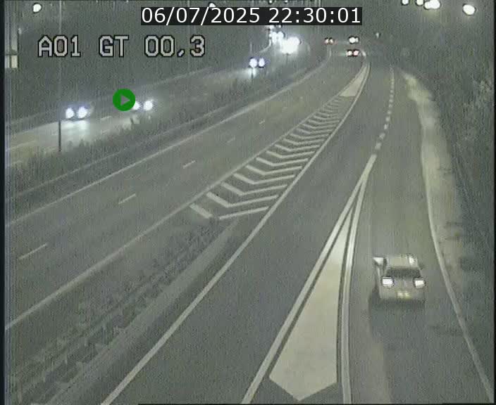Traffic live webcam Luxembourg Croix de Gasperich - A1 direction Kirchberg - BK 0.3
