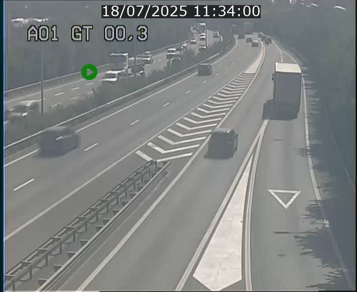 Traffic live webcam Luxembourg Croix de Gasperich - A1 direction Kirchberg - BK 0.3