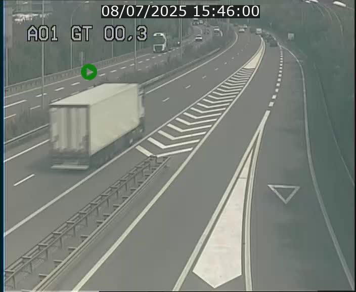Traffic live webcam Luxembourg Croix de Gasperich - A1 direction Kirchberg - BK 0.3