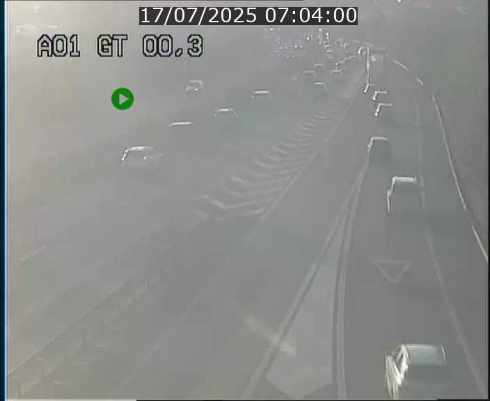 Traffic live webcam Luxembourg Croix de Gasperich - A1 direction Kirchberg - BK 0.3