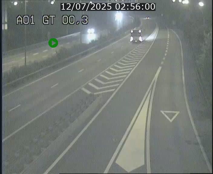 Traffic live webcam Luxembourg Croix de Gasperich - A1 direction Kirchberg - BK 0.3