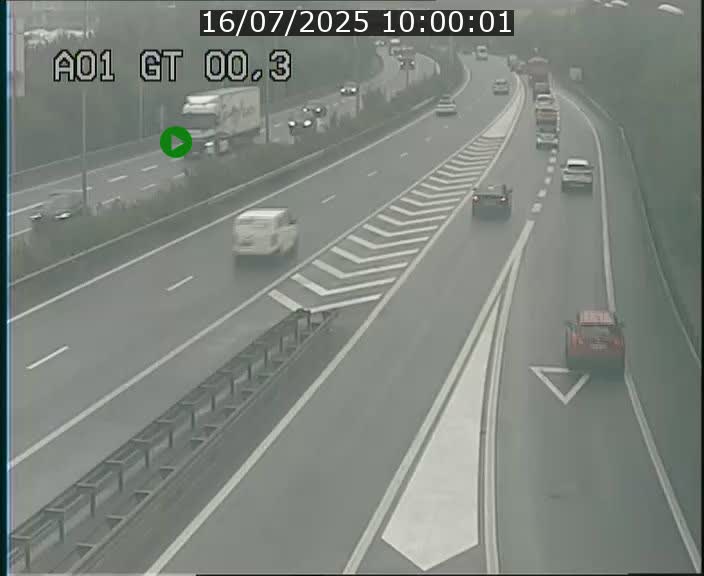 Traffic live webcam Luxembourg Croix de Gasperich - A1 direction Kirchberg - BK 0.3