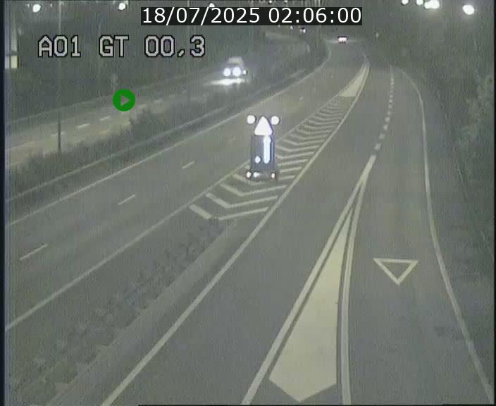 Traffic live webcam Luxembourg Croix de Gasperich - A1 direction Kirchberg - BK 0.3