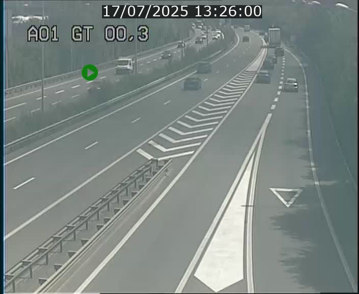 Traffic live webcam Luxembourg Croix de Gasperich - A1 direction Kirchberg - BK 0.3