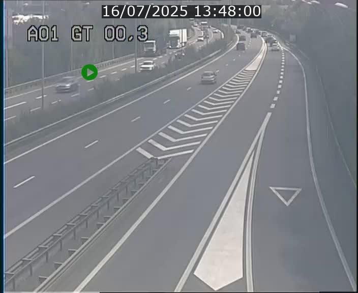 Traffic live webcam Luxembourg Croix de Gasperich - A1 direction Kirchberg - BK 0.3