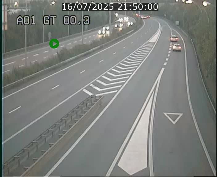 Traffic live webcam Luxembourg Croix de Gasperich - A1 direction Kirchberg - BK 0.3