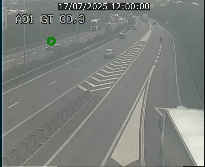 Traffic live webcam Luxembourg Croix de Gasperich - A1 direction Kirchberg - BK 0.3