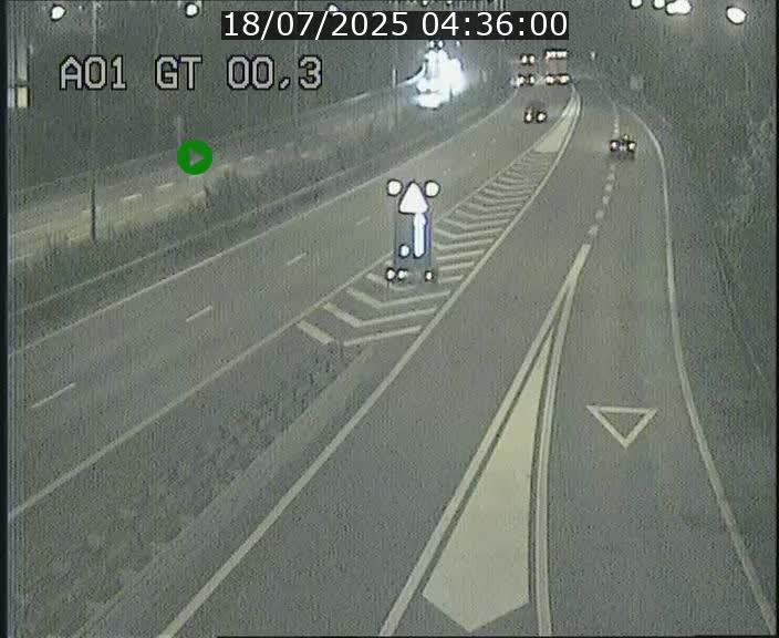Traffic live webcam Luxembourg Croix de Gasperich - A1 direction Kirchberg - BK 0.3