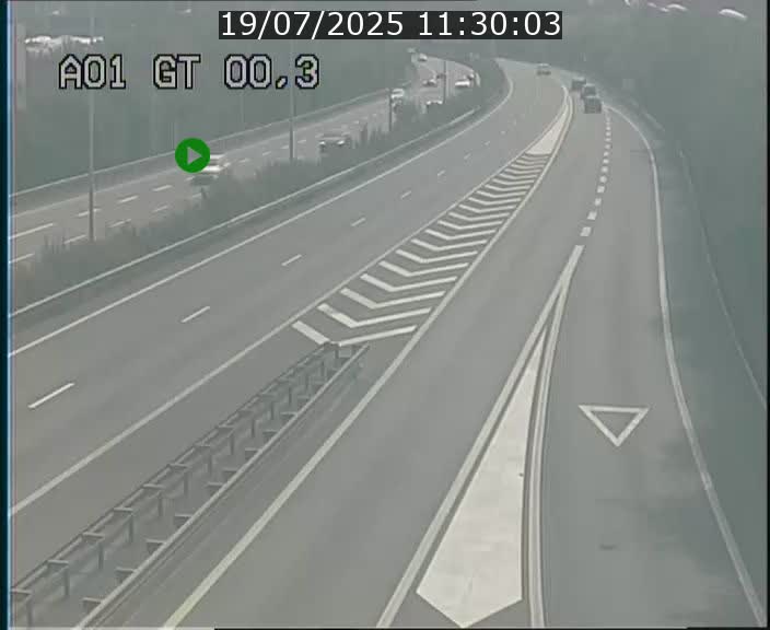 Traffic live webcam Luxembourg Croix de Gasperich - A1 direction Kirchberg - BK 0.3