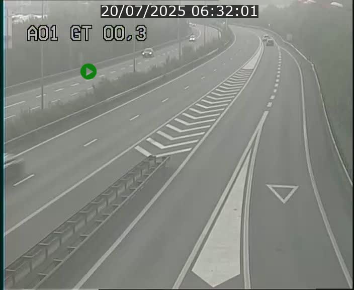Traffic live webcam Luxembourg Croix de Gasperich - A1 direction Kirchberg - BK 0.3