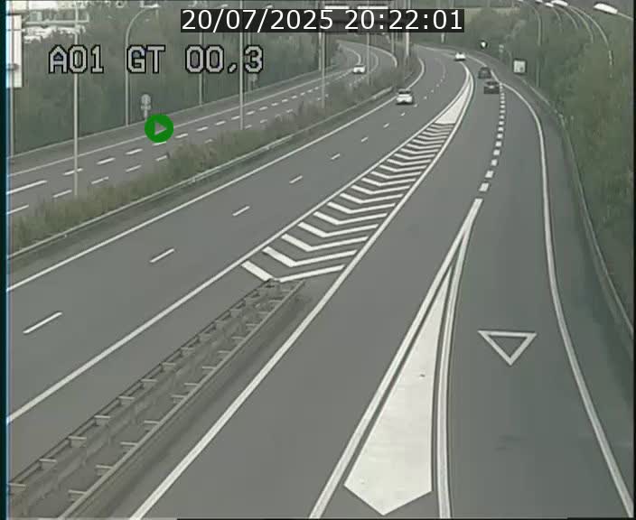 Traffic live webcam Luxembourg Croix de Gasperich - A1 direction Kirchberg - BK 0.3