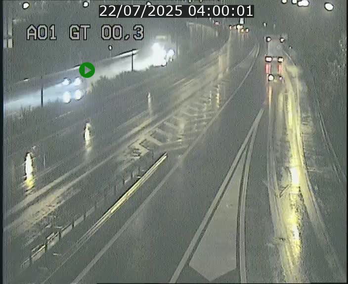 Traffic live webcam Luxembourg Croix de Gasperich - A1 direction Kirchberg - BK 0.3