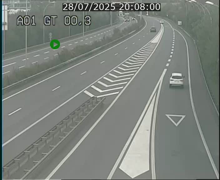 Traffic live webcam Luxembourg Croix de Gasperich - A1 direction Kirchberg - BK 0.3