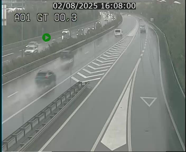 Traffic live webcam Luxembourg Croix de Gasperich - A1 direction Kirchberg - BK 0.3